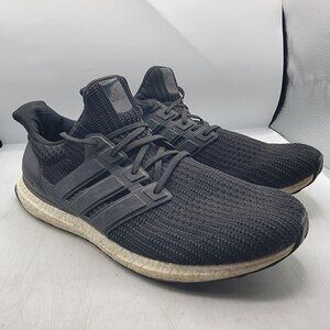 Adidas Ultraboost 4.0 Mens 14 DNA Black White Running Casual Shoes FY9318